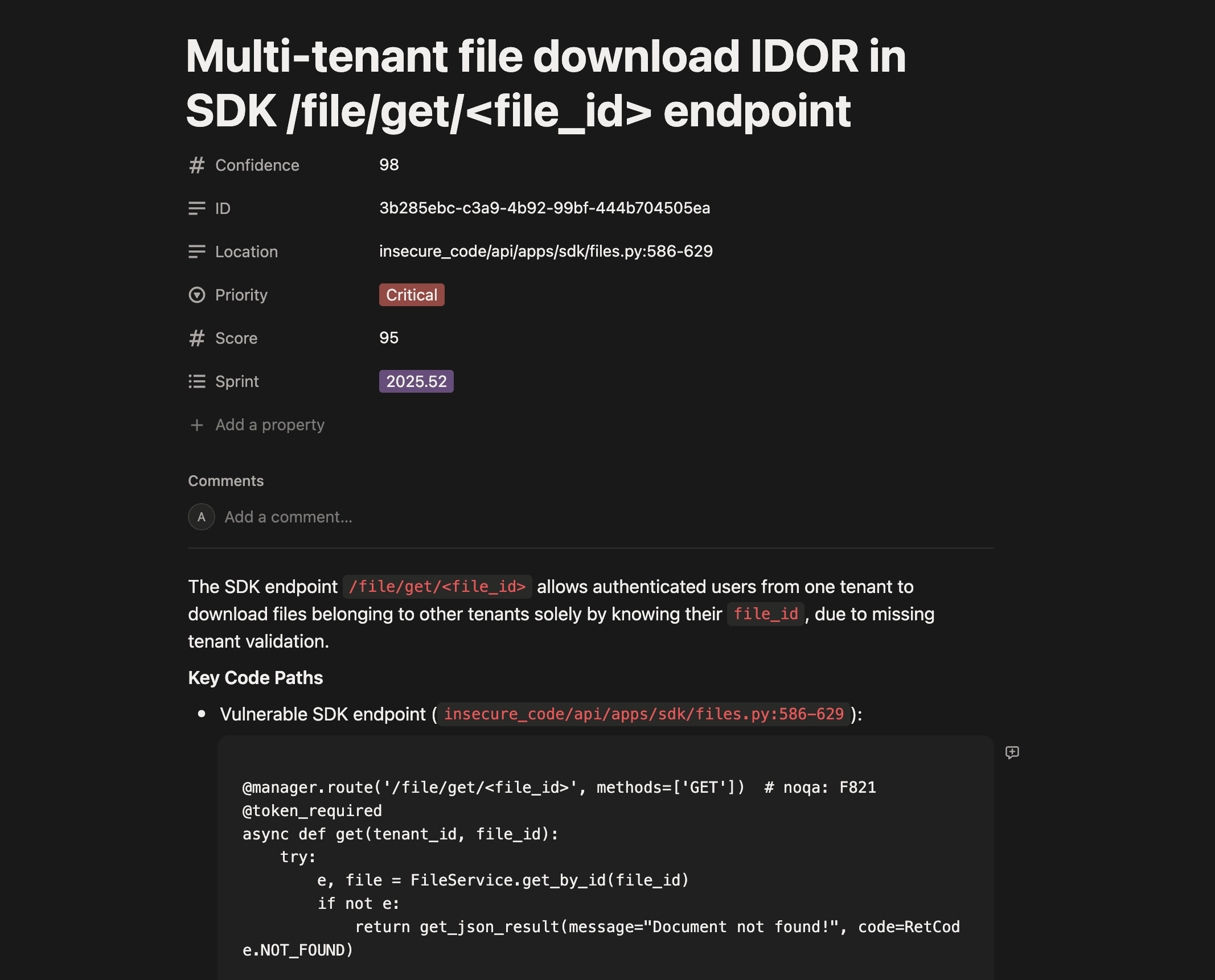 Remediation and triage interface